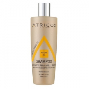 Увлажняющий шампунь с аргановым маслом для сухих волос Atricos Argan Oil Moisturising Shampoo 300 мл