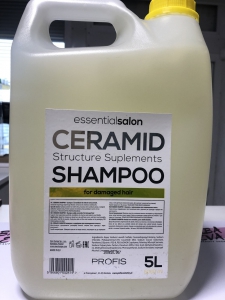 Шампунь для поврежденных волос Ceramid 5000 мл Profis